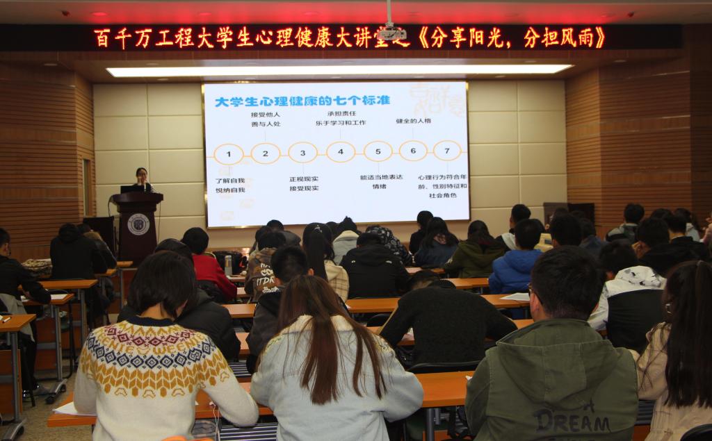 我校举行第二十五届心理健康月系列活动之心理委员培训